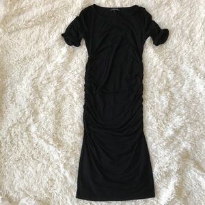 Black maternity dress